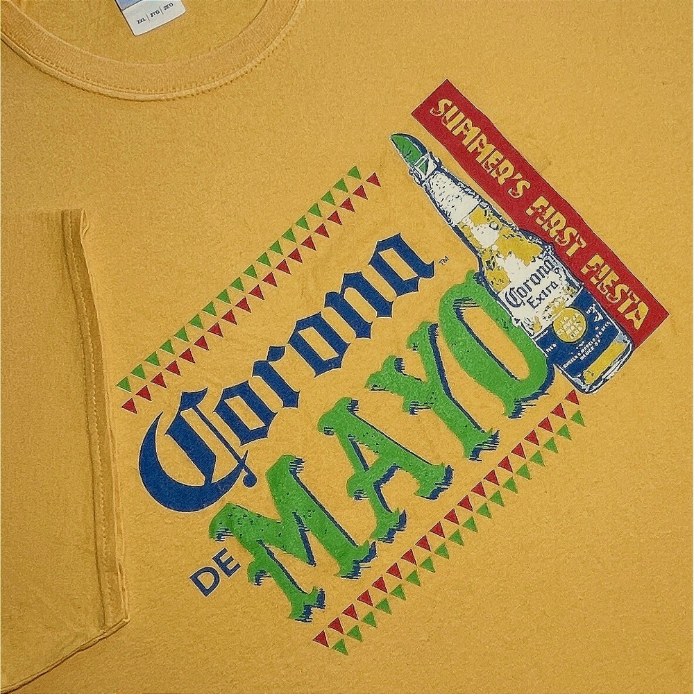 Corona De Mayo T Shirt XXL‎ Summers First Fiesta Graphic Print Beer BBQ Party